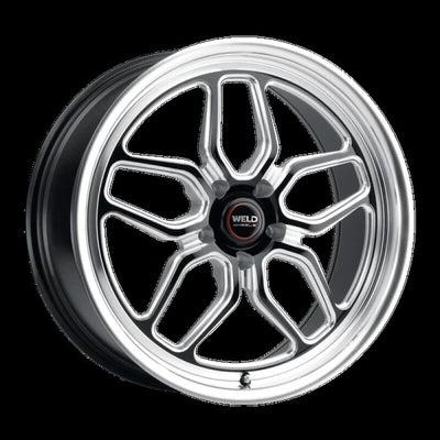 Weld Racing Roue 17x10 Laguna Drag 5x120 ET34 BS7.15 78.1 - noir brillant