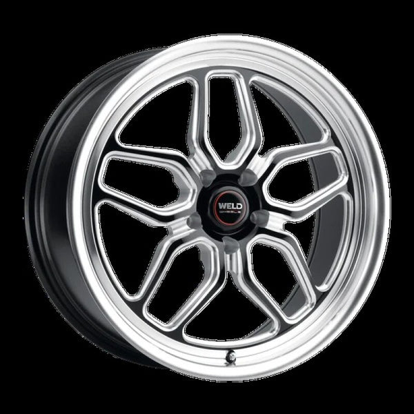 Weld S107 Wheel 20X10.5 Laguna 5X127 ET13 BS6.25 Gloss Black MIL Dia 78.1
