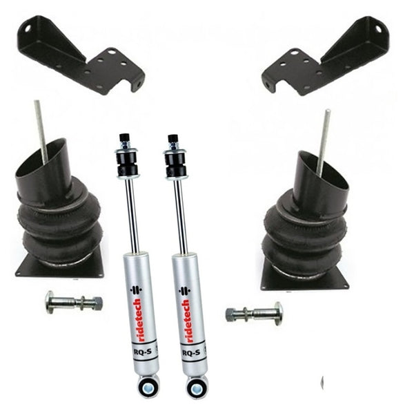 Ridetech 58-64 Impala Front CoolRide Air Spring & RQ-S Shock Kit (For Use With Stock Arms)