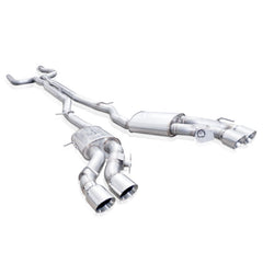 Stainless Works Factory Connect Catback Exhaust — Resonated X-Pipe, Dual-Mode Mufflers — 2016-2018 Cadillac CTS-V Sedan (CTSV16CB)