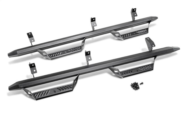 N-Fab Predator Pro Step System 05-18 Toyota Tacoma Access Cab - Tex Black