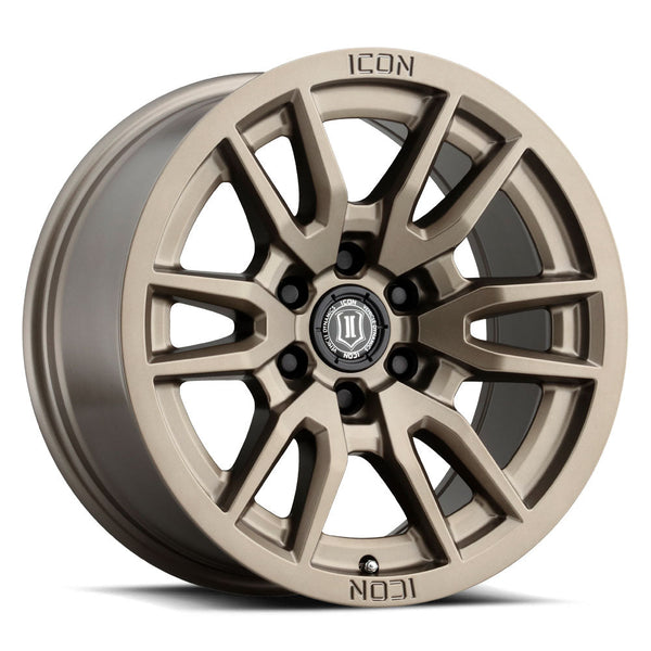 Icon Vehicle Dynamics Icon Alloys Vector 6 Bronze 17 X 8.5 / 6 X 5.5 / 0 mm / 4.75 Bs