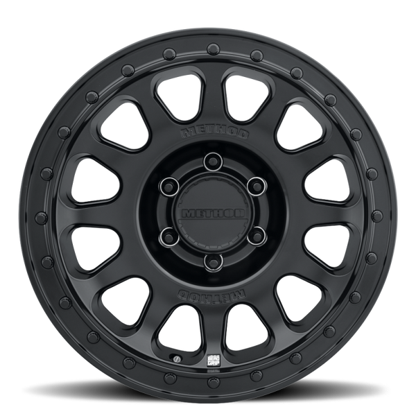 Method MR709 HD Bead Grip 20x 9in / ET12 / 8x6.5 BP / 121.3mm Bore - Black Wheel