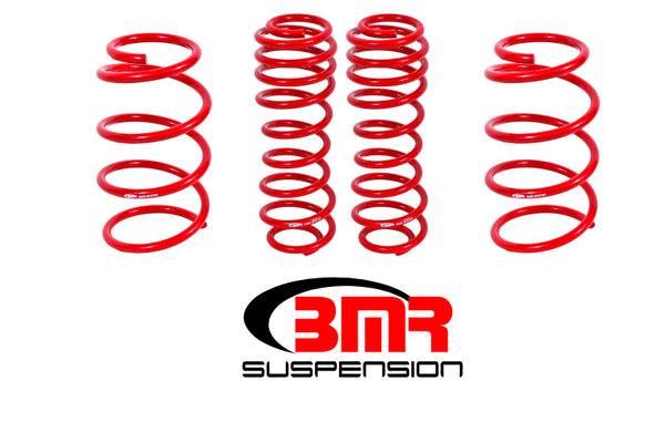 BMR Ressorts d'abaissement Drag (jeu de 4) 07-14 Shelby GT500 - rouge
