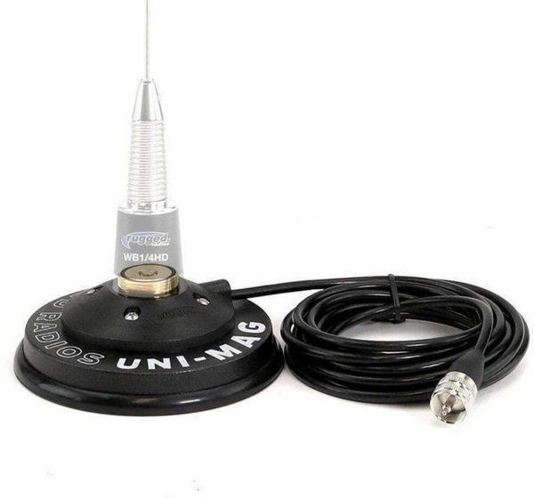 Rugged Radios UNI-MAG Universal NMO or Magnetic Antenna Mount