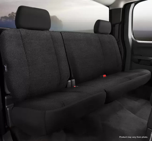 FIA Seat Cover Rear Second Wrangler Bench Seat 60/40 - Black (FITR45-1BLACK)