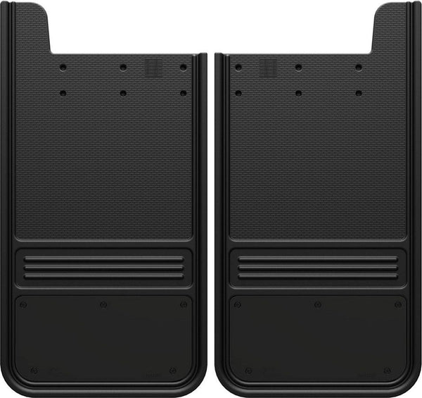 Truck Hardware Mudflap Pair Gatorback 12x23 Rectangular - Black (TH-GB1223SS-BP)