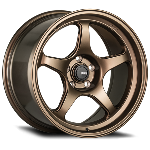Konig Hyperspec 17x8 5x114.3 ET40 Matte Bronze Wheel (Knurled Bead)
