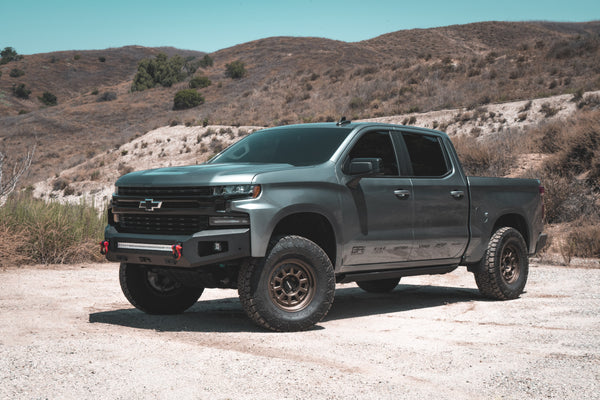 Body Armor 4x4 2019-2022 Silverado 1500 Ambush Series Front Bumper (Nonwinch)
