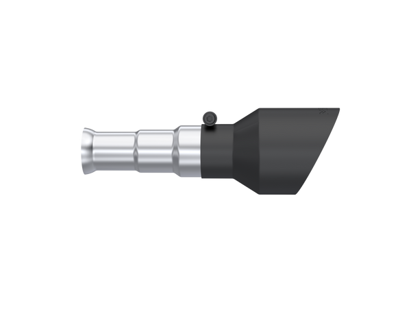 MBRP Tip Set, 5in OD Dual Wall Angle Cut, BLK. (T5200BLK)