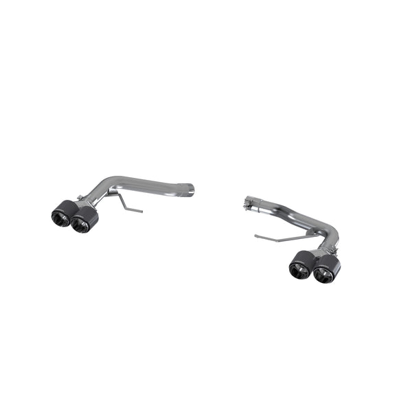 MBRP 2.5in. Axle-Back. Dual Rear Exit. Muffler Bypass. T304. CF Tips.
