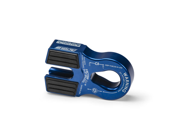 Factor 55 Support de manille à épisser Flat Splicer pour câble synthétique 3/8-1/2 po -- bleu