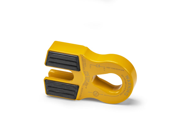 Factor 55 Flat Splicer 3/8-1/2" Synthetic Rope Splice-ON Shackle Mount -- Yellow