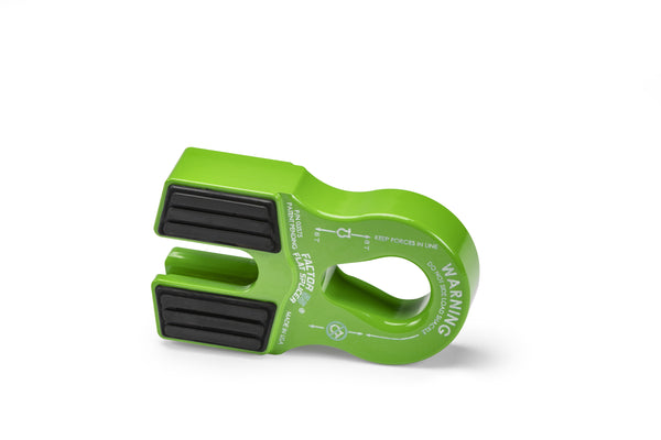 Factor 55 Flat Splicer 3/8-1/2" Synthetic Rope Splice-ON Shackle Mount -- Green