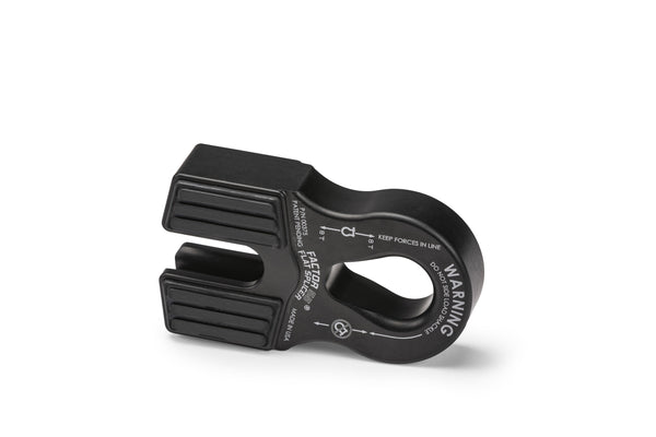 Factor 55 Support de manille à épisser Flat Splicer pour câble synthétique 3/8-1/2 po -- noir
