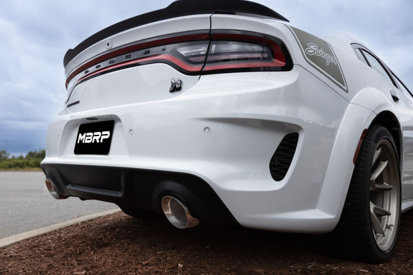 MBRP 5in. OD. SEC 70 inlet. 7.7in. in length, T304.