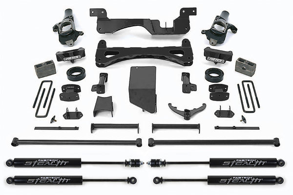 Fabtech Ensemble de rehaussement de suspension 6" Chevrolet, GMC (6.0, 6.6, 8.1) 2500HD/3500HD