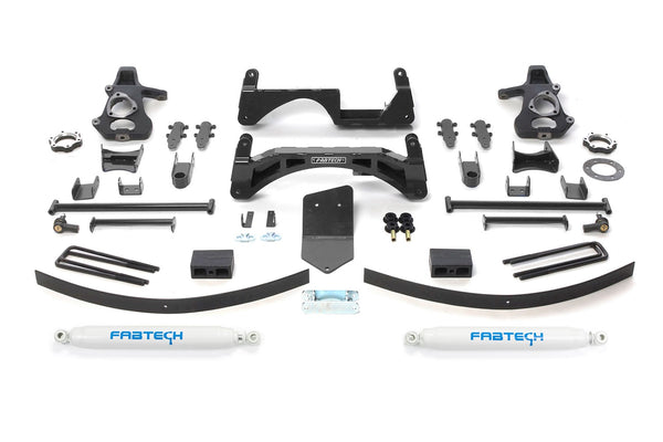 Fabtech Ensemble de rehaussement de suspension — 2007-2013 Chevy Silverado 1500 / GMC Sierra 1500