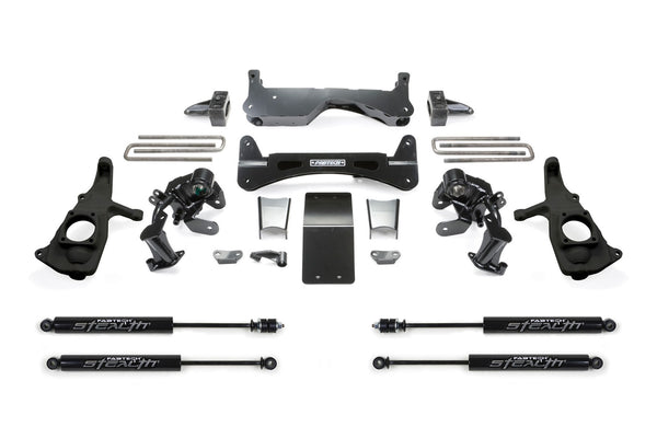Fabtech Ensemble de rehaussement — Avant — 2011-2019 Chevrolet Silverado 3500 HD / GMC Sierra 3500 HD