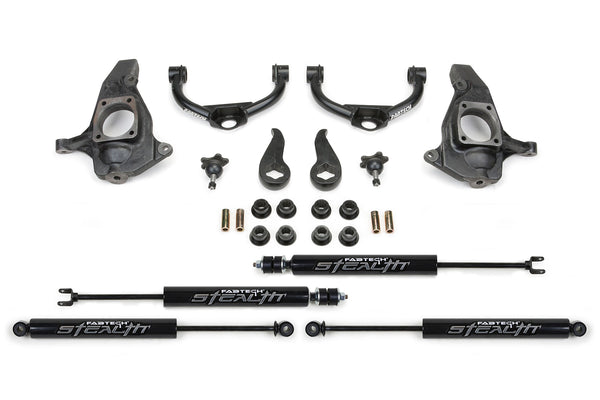 Component Box for Fabtech 4" Ultimate Lift System — 2011-2019 Chevrolet Silverado 2500 HD / 3500 HD, GMC Sierra 2500 HD / 3500 HD (FTS21184)