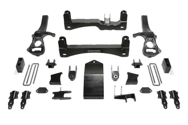 Fabtech Système de rehaussement Basic, rehaussement de 6 po — 2019-2022 GMC Sierra 1500 Denali, 4WD, avec Adaptive Ride Control