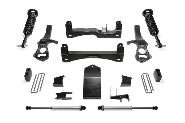 Fabtech Système de rehaussement Performance avec amortisseurs — rehaussement de 6" — 2020-2024 Chevrolet Silverado 1500 / GMC Sierra 1500 (K1175DL)