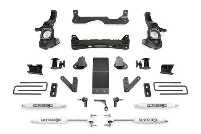 Fabtech Performance Lift System w/Shocks — 4" Lift — 2020-2023 Chevrolet Silverado 3500 HD / GMC Sierra 3500 HD (K1202)