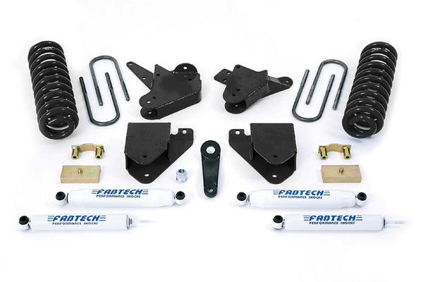 Fabtech Basic Lift System with Shocks — 6" Lift — 2005-2007 Ford F-250 Super Duty (K20601)