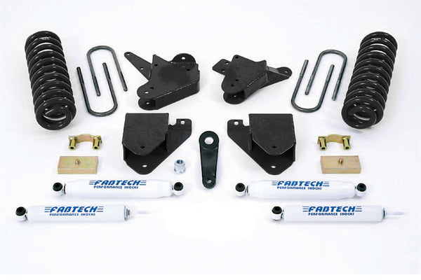 Fabtech Basic Lift System with Shocks — 6" Lift — 1999-2000 Ford F-250 Super Duty / F-350 Super Duty (K2097)