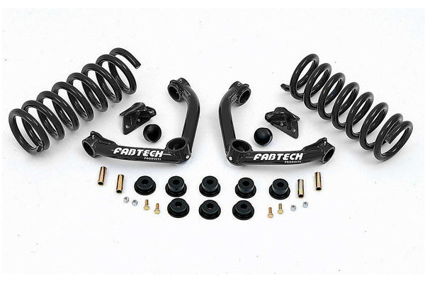 Fabtech Système de rehaussement Performance avec amortisseurs — rehaussement de 2.5" — 1998-2008 Ford Ranger, 2WD