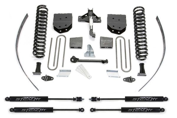Fabtech Système de rehaussement Basic avec amortisseurs — rehaussement de 8" — 2008-2015 Ford F-250 Super Duty / 2014 F-350 Super Duty (K2122M)