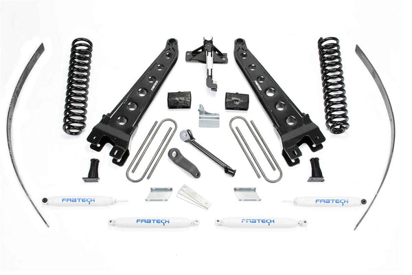 Fabtech Système de rehaussement à bras radiaux — rehaussement de 8" — 2008-2015 Ford F-250 Super Duty / 2014 F-350 Super Duty (K2124)
