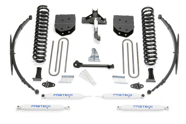 Fabtech Basic Lift System with Shocks — 8" Lift — 2008-2015 Ford F-250 Super Duty / F-350 Super Duty (K2127)