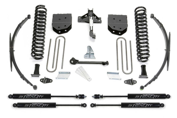 Fabtech Basic Lift System with Shocks — 8" Lift — 2008-2015 Ford F-250 Super Duty / F-350 Super Duty (K2127M)