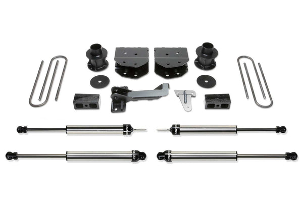 Fabtech Budget Lift System with Shock — 4" Lift — 2005-2007 Ford F-250 Super Duty / F-350 Super Duty, 4WD (K2181DL)