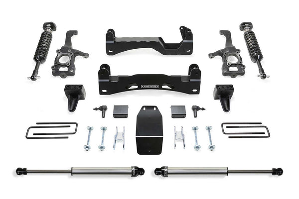 Fabtech Performance Lift System with Shocks — 6" Lift — 2015-2020 Ford F-150 (K2195DL)