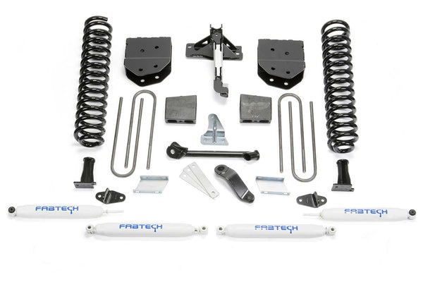 Fabtech Basic Lift System with Shocks — 4" Lift — 2008-2016 Ford F-250 Super Duty / F-350 Super Duty (K2210)