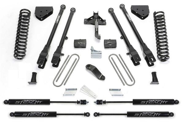 Fabtech 4 Link Lift System, 4" — 2008-2016 Ford F-250 Super Duty / Ford F-350 Super Duty