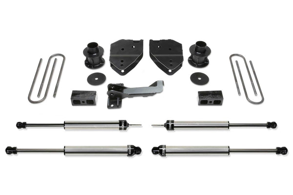 Fabtech Budget Lift System with Shock — 4" Lift — 2017-2022 Ford F-250 Super Duty / F-350 Super Duty (K2213DL)