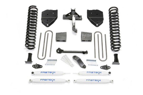 Fabtech Basic Lift System, 4" Lift — 2020-2021 Ford F-250 Super Duty / Ford F-350 Super Duty