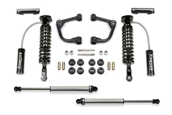 Fabtech Uniball UCA Lift System with Shocks, 2" Lift — 2021+ Ford F-150