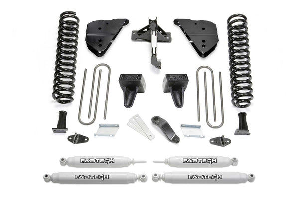 Fabtech Basic Lift System w/Shocks — 4" Lift — 2023-2026 Ford F-250 Super Duty / F-350 Super Duty (K2405)