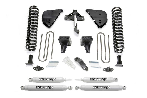 Fabtech Basic Lift System w/Shocks — 6" Lift — 2023-2026 Ford F-250 Super Duty / F-350 Super Duty (K2412)