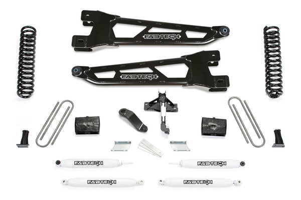 Fabtech Radius Arm Lift System, 6" Lift — 2023+ Ford F-450 Super Duty, 4WD