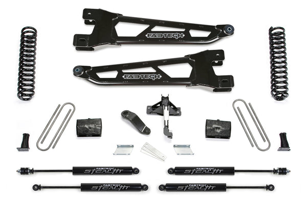 Fabtech Radius Arm Lift System, 6" Lift — 2023+ Ford F-450 Super Duty, 4WD