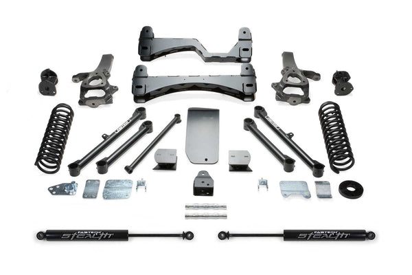 Fabtech Basic Lift System with Shocks, 6" Lift — 2012-2018 Ram 1500, 4WD