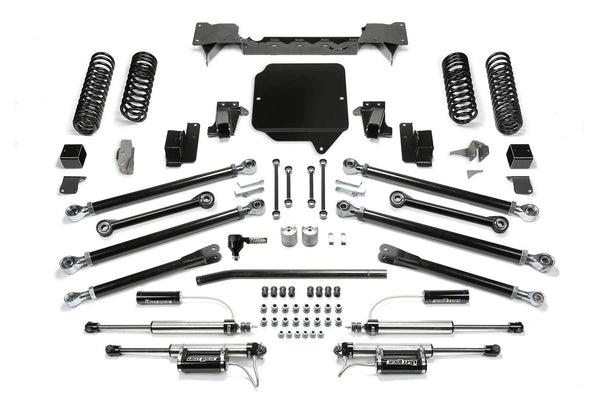 Fabtech Crawler Lift System with DLSS Shocks — 3" Lift — 2018-2026 Jeep Wrangler (K4132DL)