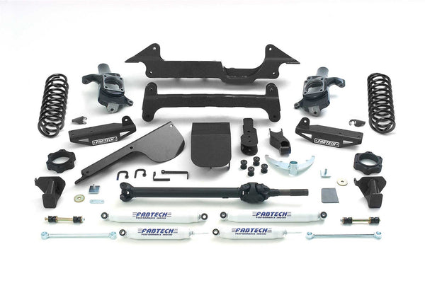 Fabtech Performance Lift System with Shocks — 6" Lift, 4WD (K5000)