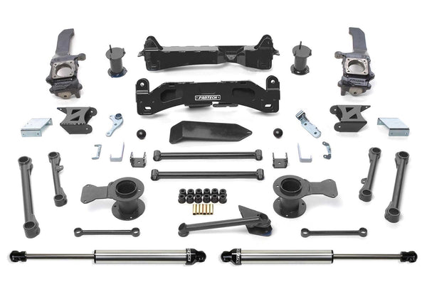 Fabtech Basic Lift System with Shocks — 6" Lift, 4WD (K7006DL)