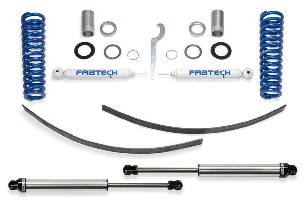 Fabtech Basic Coilover Lift System — 3.5" Lift (K7015DL) — 1998-2004 Toyota Tacoma, 4WD